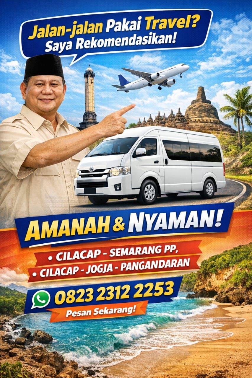 Travel Cilacap - Jogja - Pangandaran